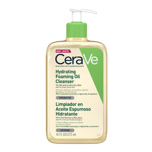 CeraVe Limpiador en Aceite Espumoso Hidrante 473 ml