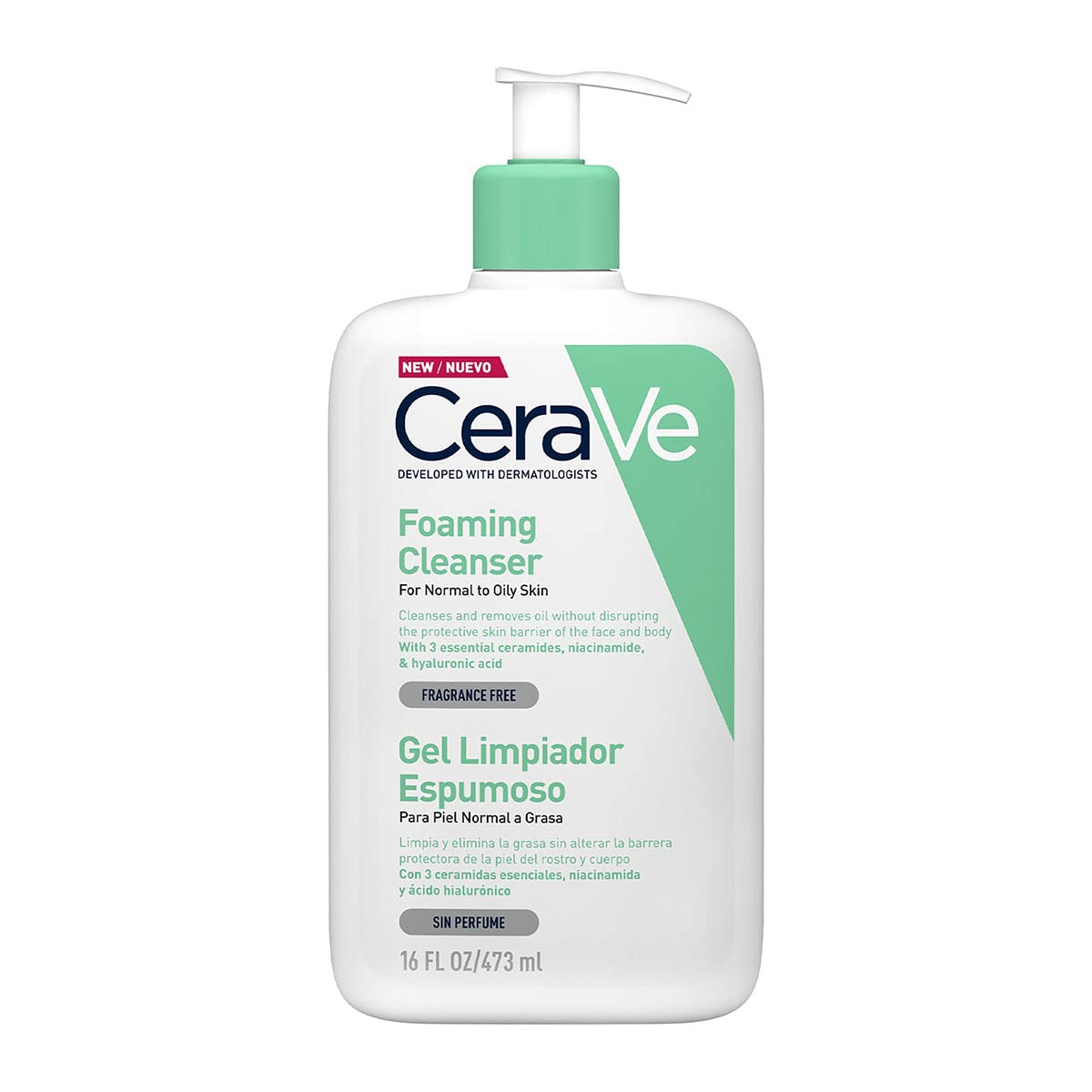 CeraVe Gel Limpiador Espumoso 473 ml