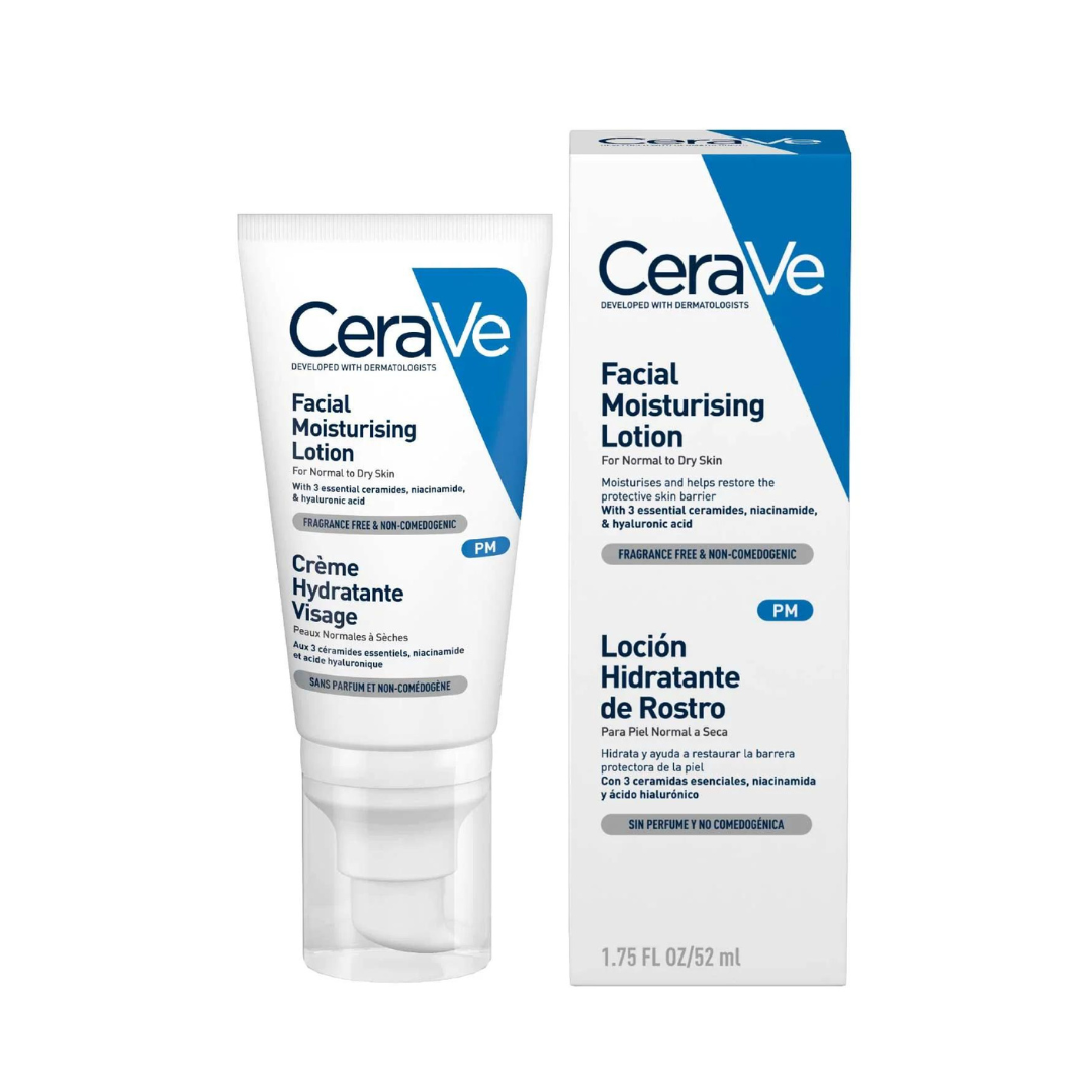 CeraVe Loción Hidratante De Rostro Noche 52 ml