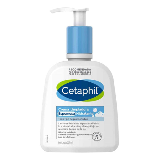 Cetaphil Crema Limpiadora Espumosa Hidratante 237 ml